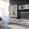 MUEBLE TV NORDICO SUPLEMENTO-HI-FI-CRISTAL-LUZ-LED-Y-VITRINAS-GEMELAS