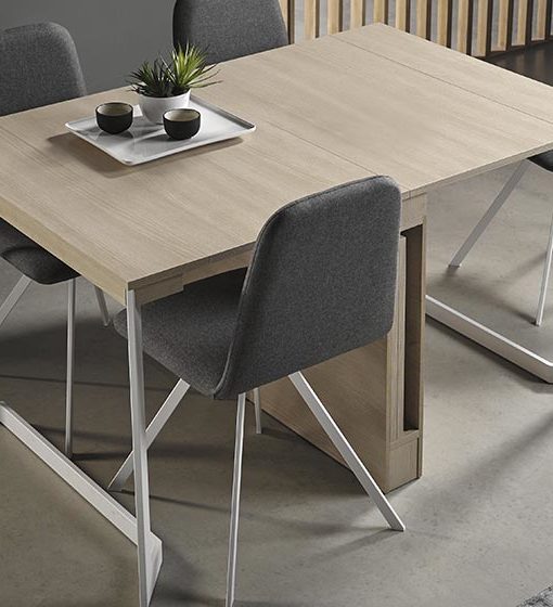 MESA CONSOLA LICA DETALLE-PATA-BLANCA