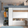 CAMA ABATIBLE HORIZONTAL INTEGRADA