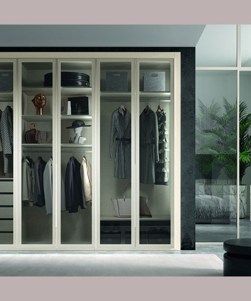 VESTIDOR PUERTAS DETALLE PUERTAS CRISTAL LED