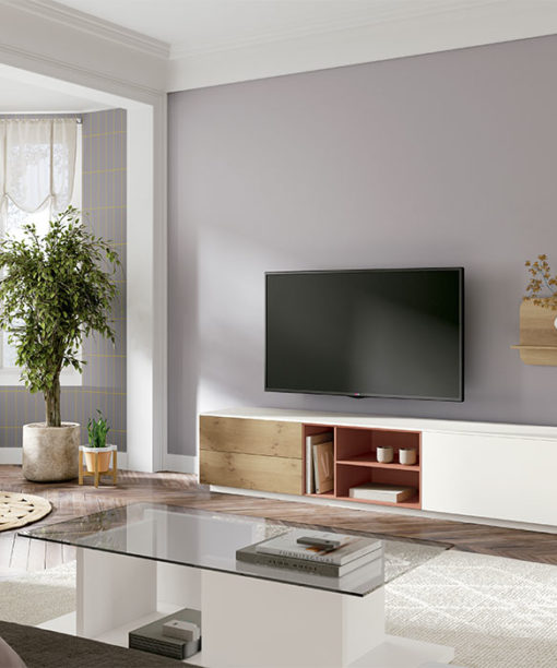 MUEBLE SALON TV ESTANTE POLO