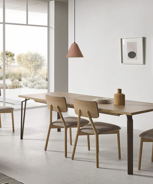 MESA COMEDOR ARCO DETALLE ABIERTA