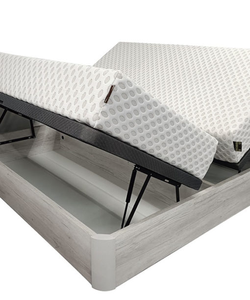 CANAPE ABATIBLE MADERA-GALEGO-GRAN-CAPACIDAD-DUO-DETALLE-APERTURA-LATERAL