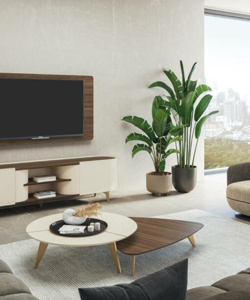 Mueble TV CURVO