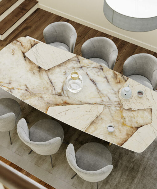 Mesa de comedor AUGUSTE porcelánica
