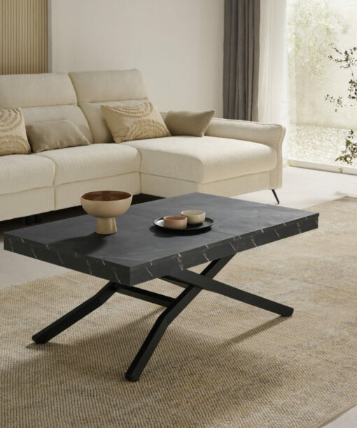 Mesa centro comedor elevable y extensible NOVELTY