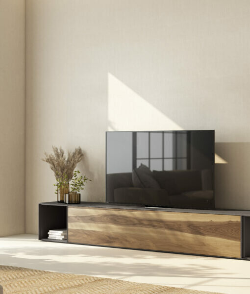 Mueble TV ROBLE SALVAJE NATURAL