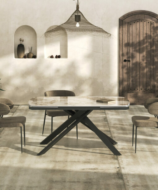 Mesa de comedor RIA porcelánica