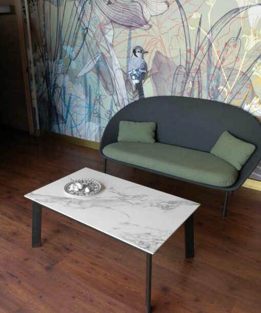 mesa centro elevable porcelánica
