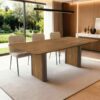 mesa de comedor con cantos redondos